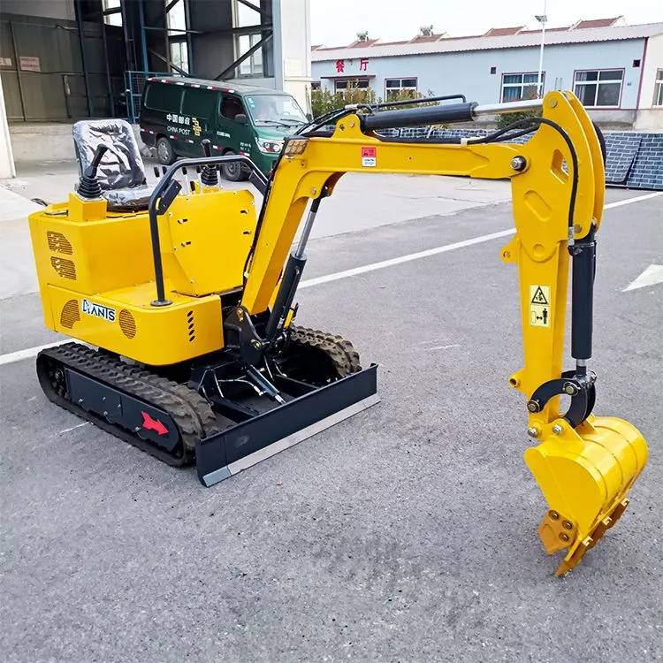 Mini bager za kućnu upotrebu s gumenom gusjenom